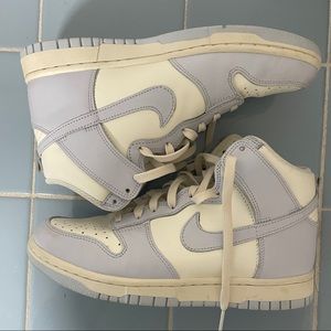Nike high top dunks (football grey)